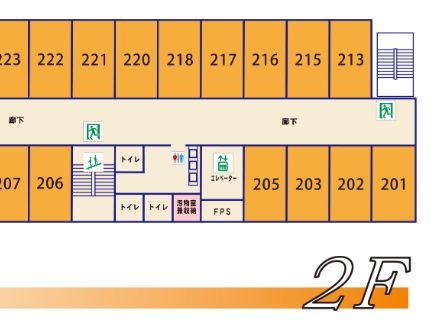 ル・グラン,ルグラン 館内平面図