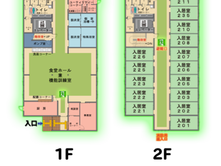 ル・グラン,ルグラン 館内平面図