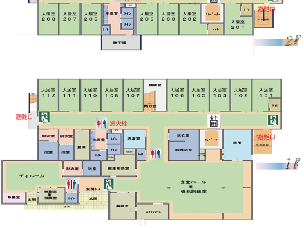ル・グラン,ルグラン 館内平面図