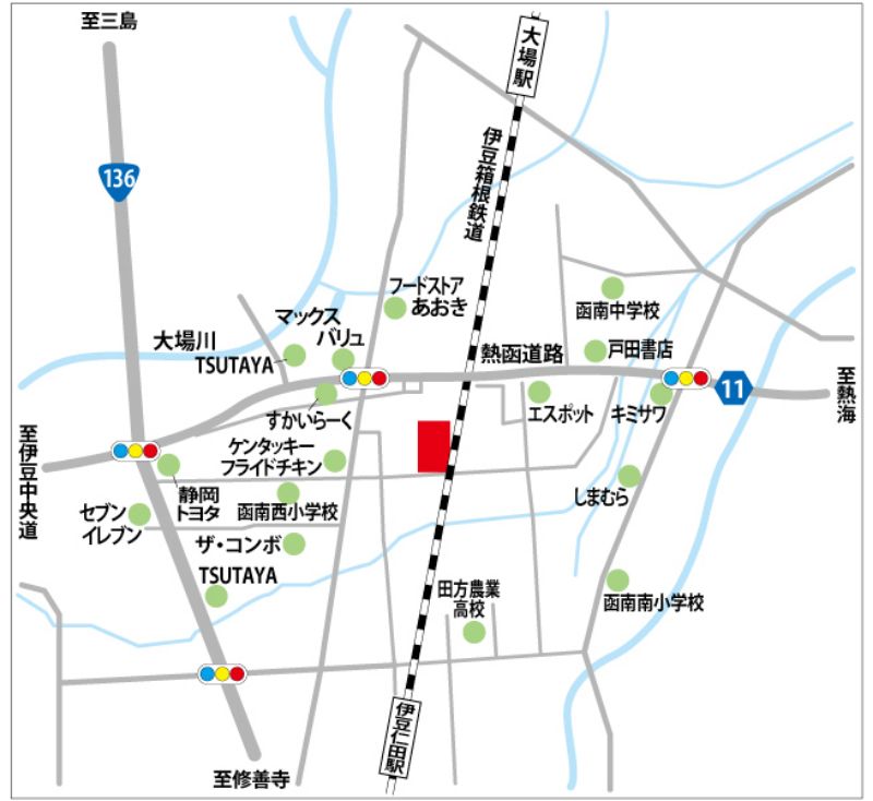 ル・グランガーデン函南地図 広域