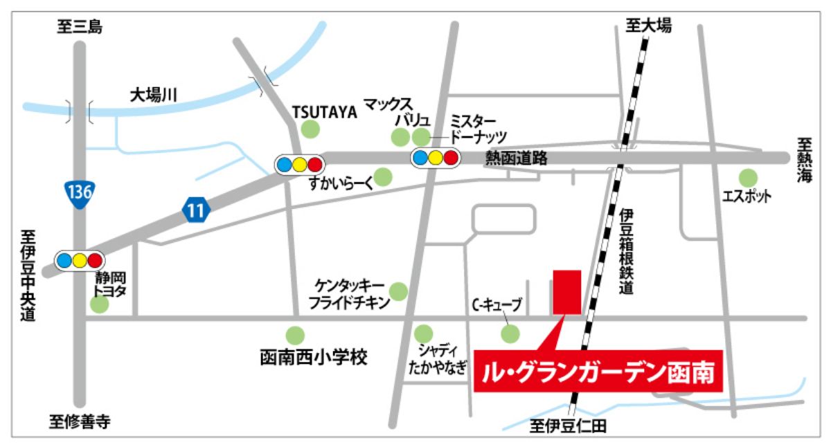 ル・グランガーデン御殿場地図 拡大