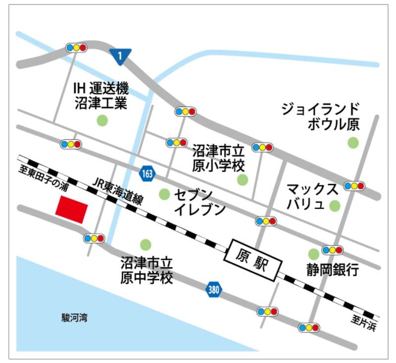 ル・グランガーデン沼津地図 広域