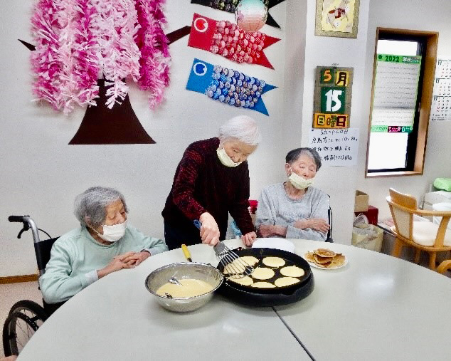 どら焼き作り　画像